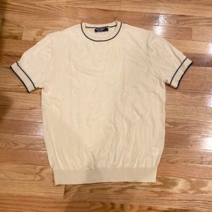 Cream Paul Jones medium dress shirt